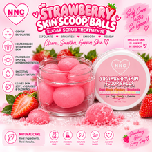Load image into Gallery viewer, Strawberry Skin Mini Scoop Balls- Lactic Acid Complex